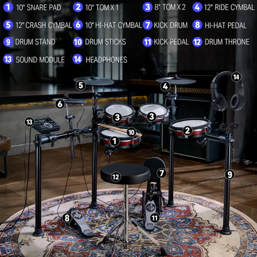 Donner DED-200 MAX 電子鼓-金聲樂器音響