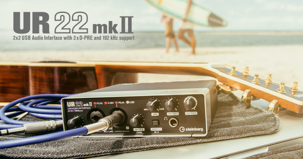 Steinberg UR22 MKII 錄音介面-金聲樂器音響