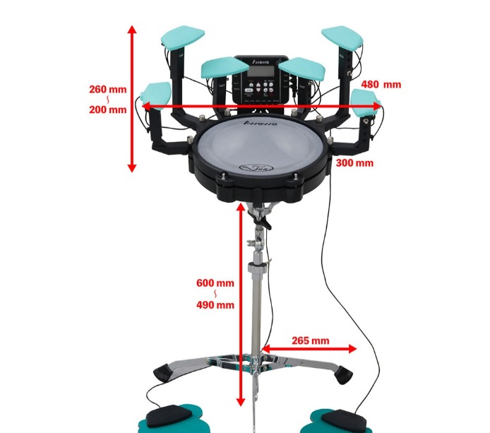 Awowo / Mini Jun mk2 第二代數位迷你電子鼓組-金聲樂器音響