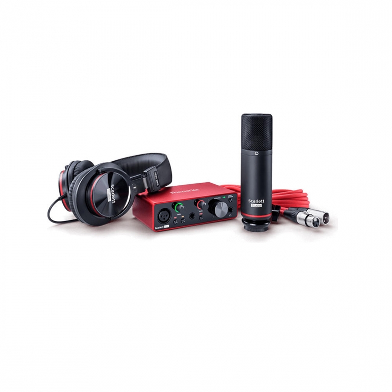 Focusrite Scarlett Solo Studio (3rd Gen) 錄音介面套裝組三代-金聲樂