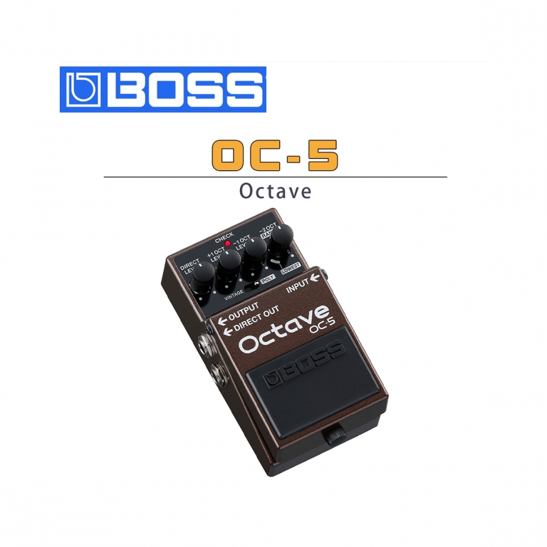 BOSS OC-5 Octave八度音吉他效果器-金聲樂器音響