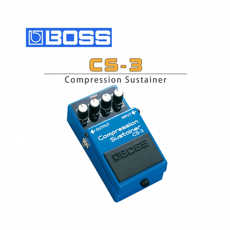 【比較的備品！】BOSS Compression Sustainer CS-3 Boss CS-3 Compression Sustainer Pedal | Sweetwater