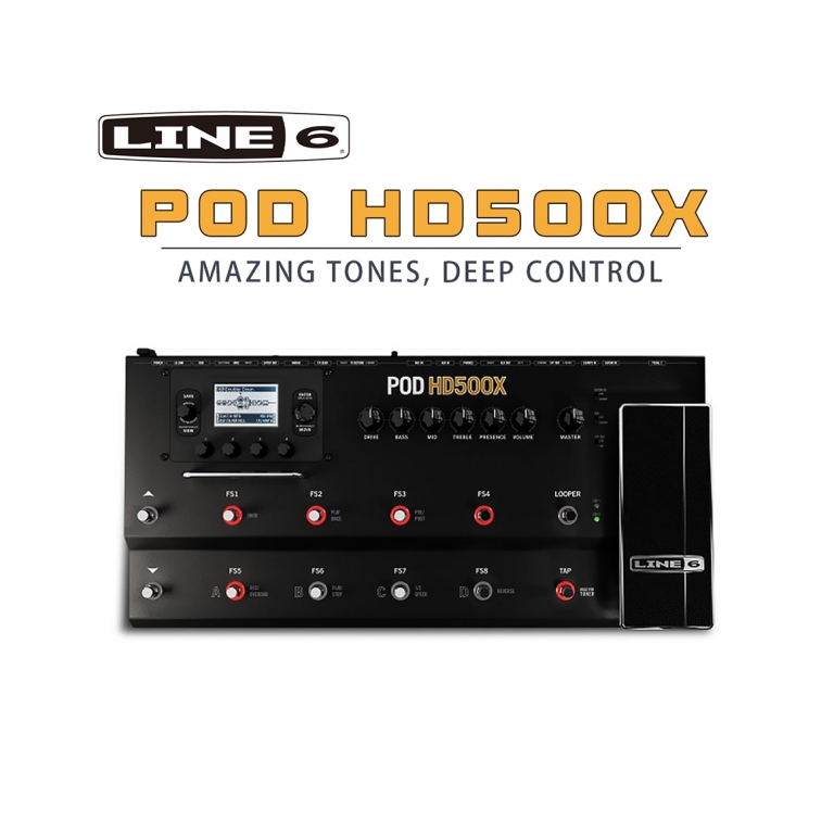 Line 6 POD HD500X 電吉他綜合效果器-金聲樂器音響