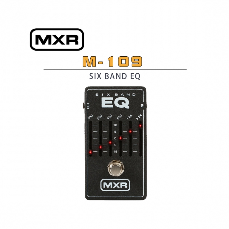 MXR M109 6-Band EQ 等化效果器-金聲樂器音響