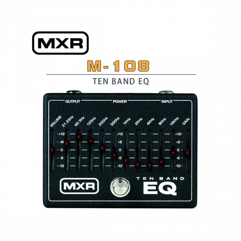 MXR M-108 Ten Band Graphic EQ 10段圖形等化器-金聲樂器音響