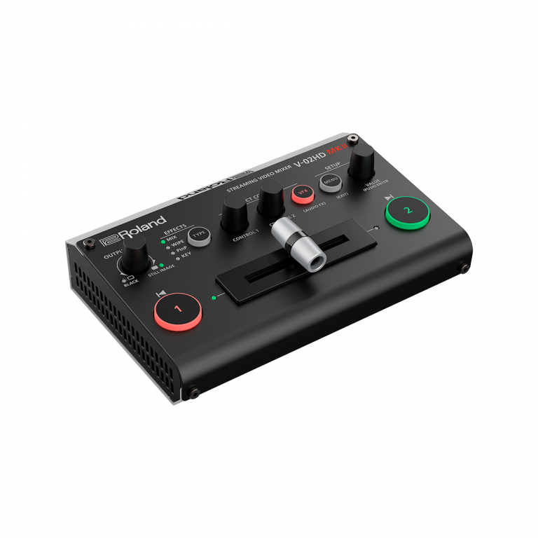 Roland V-02HD MK II 直播混音器串流媒體-金聲樂器音響