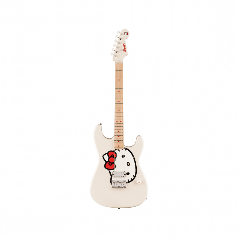 Fender Squier Hello Kitty Strat 限定 50周年 Fender x Squier Hello Kitty 50周年紀念款電吉他-金聲樂器音響