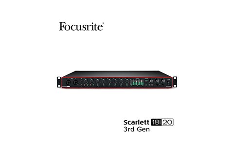 Focusrite Scarlett 18i20 (3rd Gen) 錄音介面 三代