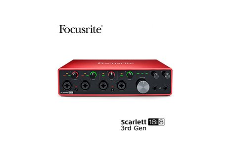 Focusrite Scarlett 18i8 (3rd Gen) 錄音介面 三代