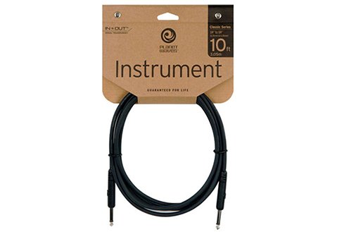 Planet Waves PW-CGT-10 雙直頭 10呎 樂器 導線