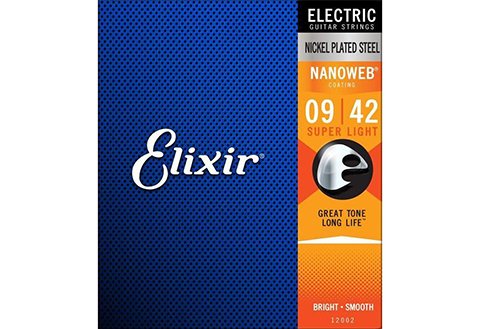 Elixir NANOWEB 電吉他弦 09-42