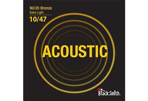 Black Smith BR-1047 80/20黃銅 奈米碳纖維AAOT厚包膜民謠吉他弦