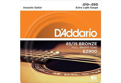 DAddario 10-50 黃銅  民謠吉他弦 (EZ900)