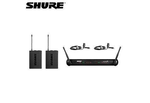 SHURE SVX188/CVL-31 雙領夾式雙頻無線麥克風