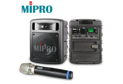 MIPRO MA-303SB 單頻手提式無線藍芽喊話器 (多種組合)