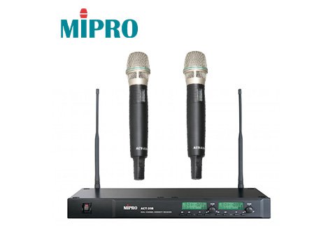 Mipro ACT-35B 1U雙頻道自動選訊接收機