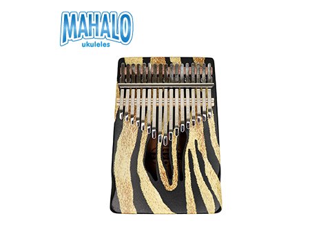 MAHALO 卡林巴琴 / 拇指琴 MKA17ZE (斑馬紋) 17音 印尼黑桃木