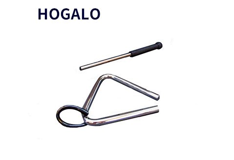 HOGALO TG-812 特殊鋼製 8吋三角鐵-附琴槌及收藏袋