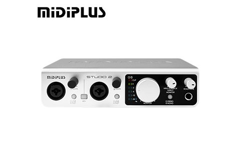 MIDIPLUS Studio2 AUDIO INTERFACE 錄音介面  迷你聲卡