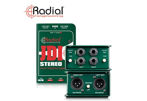 Radial JDI STEREO 被動式 DI Box 雙聲道 立體聲