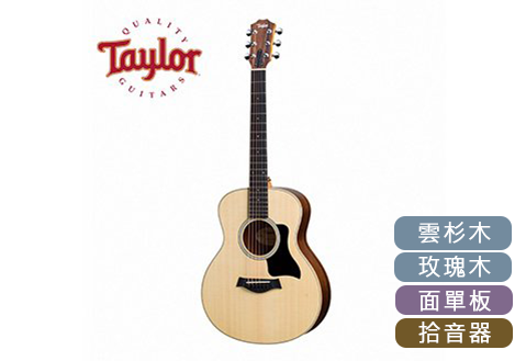 Taylor GS Mini-e-Rosewood 面單板 旅行電木吉他