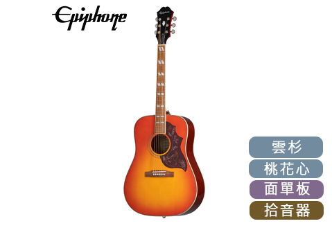 Epiphone Hummingbird  Pro 蜂鳥 面單板 電木吉他