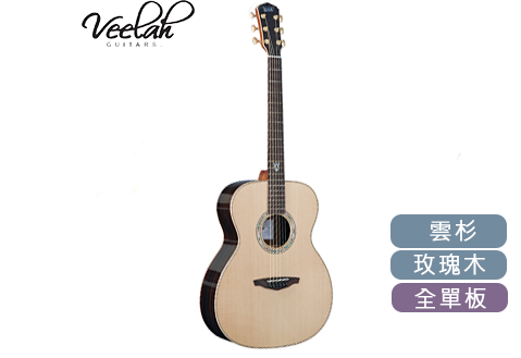 Veelah V8-OM 頂級系列 全單板木吉他