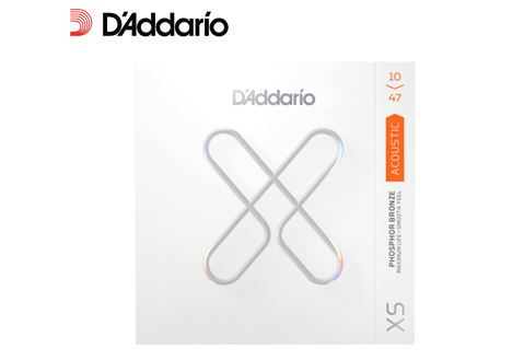 D'addario 10-47 防鏽塗層 磷青銅 民謠吉他弦 (XSAPB1047)