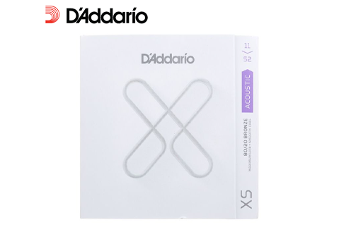 D'addario 11-52 防鏽塗層 黃銅 民謠吉他弦 (XSABR1152)