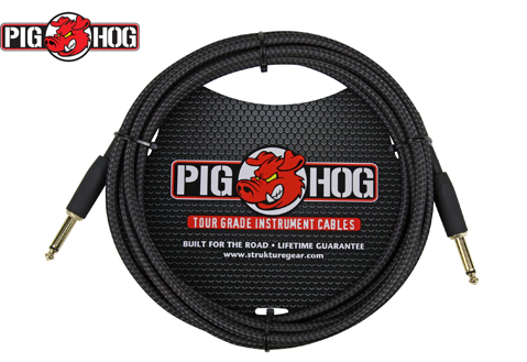 PIG HOG PCH10BK 樂器導綫 10呎 鍍金1/4“-1/4