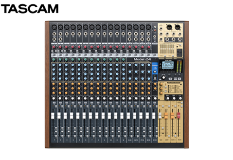 TASCAM Model 24 多轨实时調音台 錄音介面 混音機