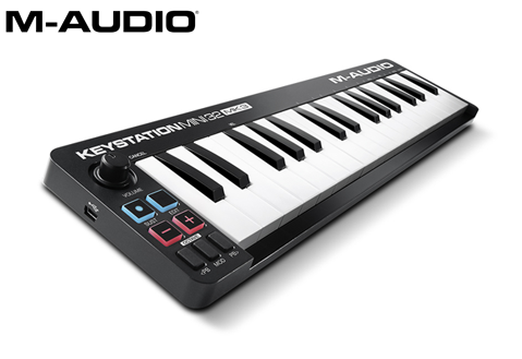 【金聲樂器】M-AUDIO Keystation Mini 32 MK3 MIDI 主控鍵盤 3代 附原廠琴袋