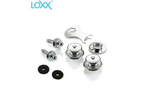 LOXX 德國製 電吉他/貝斯款 安全背帶扣 多色可選