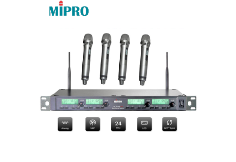 全新 Mipro ACT-949MAX 四頻道自動選訊無線麥克風組