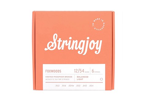 【Stringjoy】 FW1254 狐狸木 磷青銅 (12-54) 民謠吉他弦