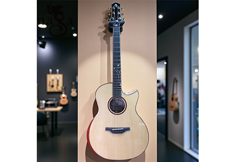 Naga Guitars S-80 GAC 全單板木吉他｜鄭晟河代言｜英格曼雲杉 × 印度玫瑰木｜附原廠硬盒