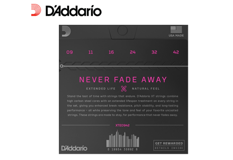 D'addario 09-42 防鏽 電吉他弦 (XTE0942)