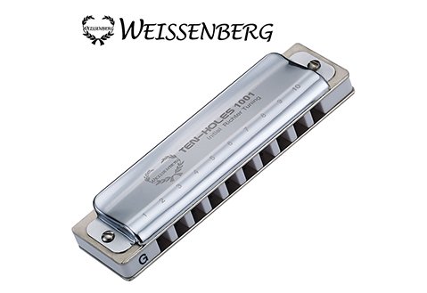 WEISSENBERG 威森堡 1001 十孔 口琴