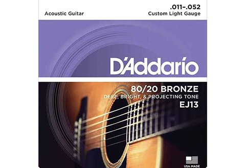 DAddario 11-52 黃銅 民謠吉他弦 (EJ13)