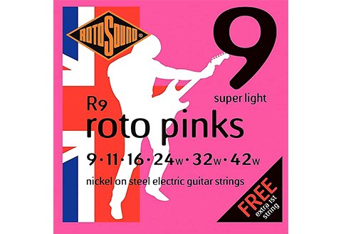 Rotosound R9 Roto Pink 09-42電吉他弦