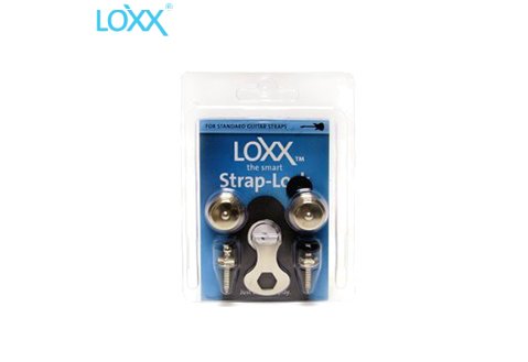 LOXX-E-Nickel 安全肩帶釦-吉他/貝斯-鍍鎳