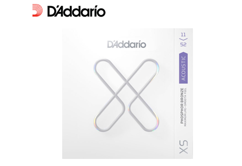 D'addario 11-52 防鏽塗層 磷青銅 民謠吉他弦 (XSAPB1152)