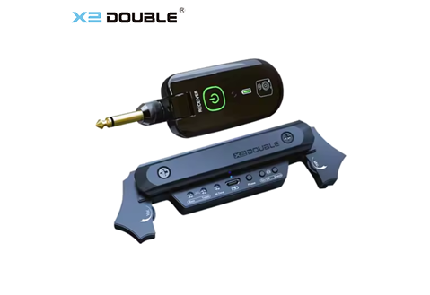 Double X2 雙系統 無線拾音器 TYPE-C充電 (響孔式+麥克風)