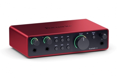 Focusrite Scarlett 2i2 (4th Gen) 錄音介面 四代
